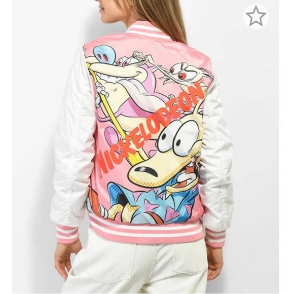 Members Only X-Large Bomber JACKET Retro Vintage 90's Rugrats Nickelodeon NEW - Picture 2 of 5
